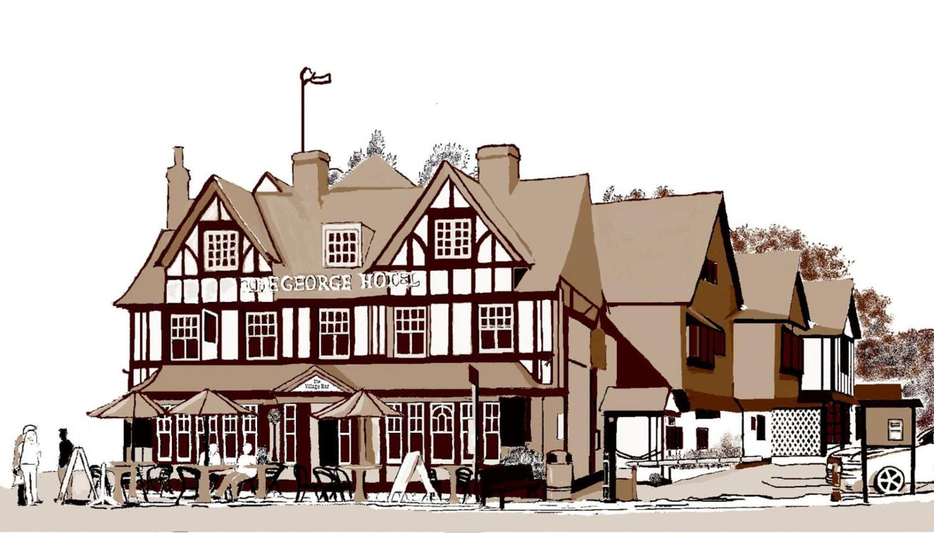 The George Hotel Pangbourne Værelse billede